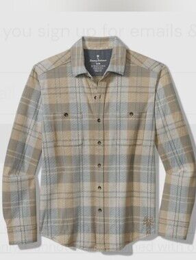 Tommy Bahama Fireside Modesto Stretch Flannel Shirt Wind's Breathe